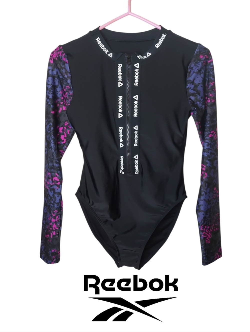 Reebok Long Sleeve Zip Rashguard